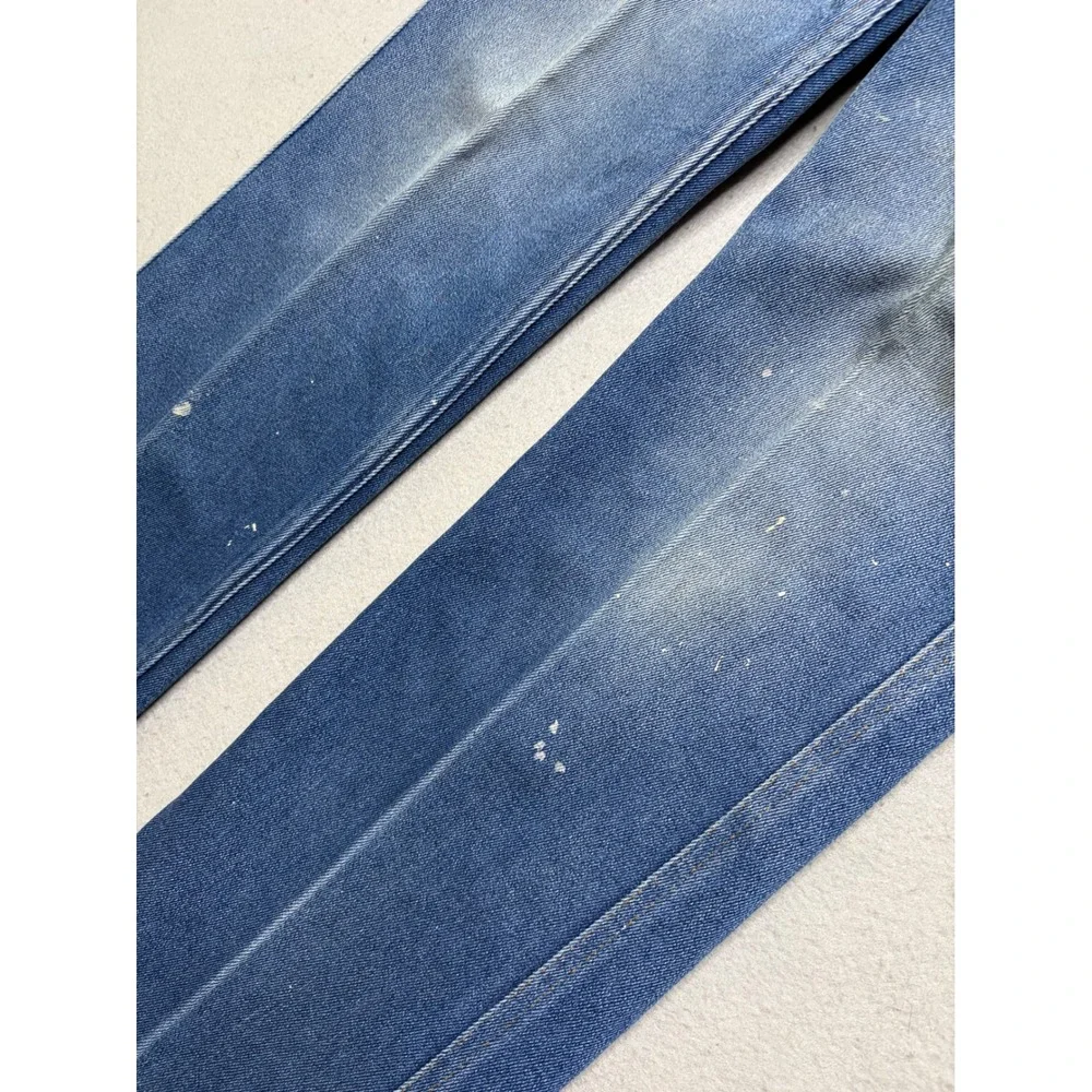 Levi's Jeans Men 34x29 Blue Action Slacks Skosh More Comfort Vintage 80s Denim